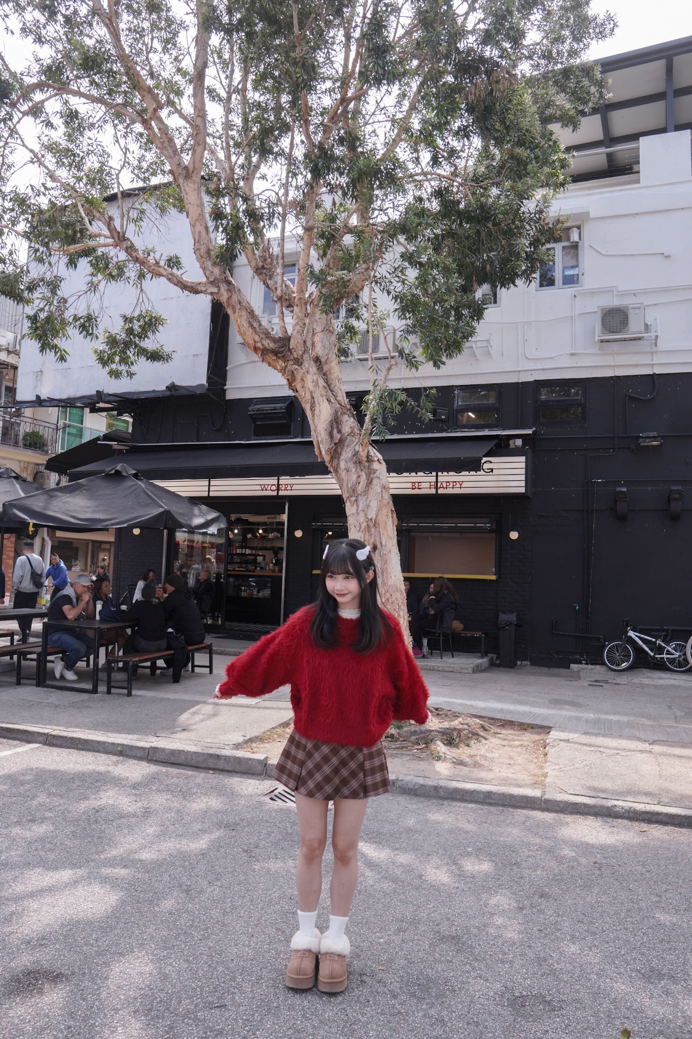 <現貨> 新年限定🧧🍊圓領毛絨針織長袖上衣