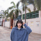 <預訂> 自家製 褶皺透明Ruffle邊立體花花高領內搭打底上衣｜兩色入