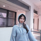 <現貨> Blingbling 混染針織v領長袖上衣｜兩色入