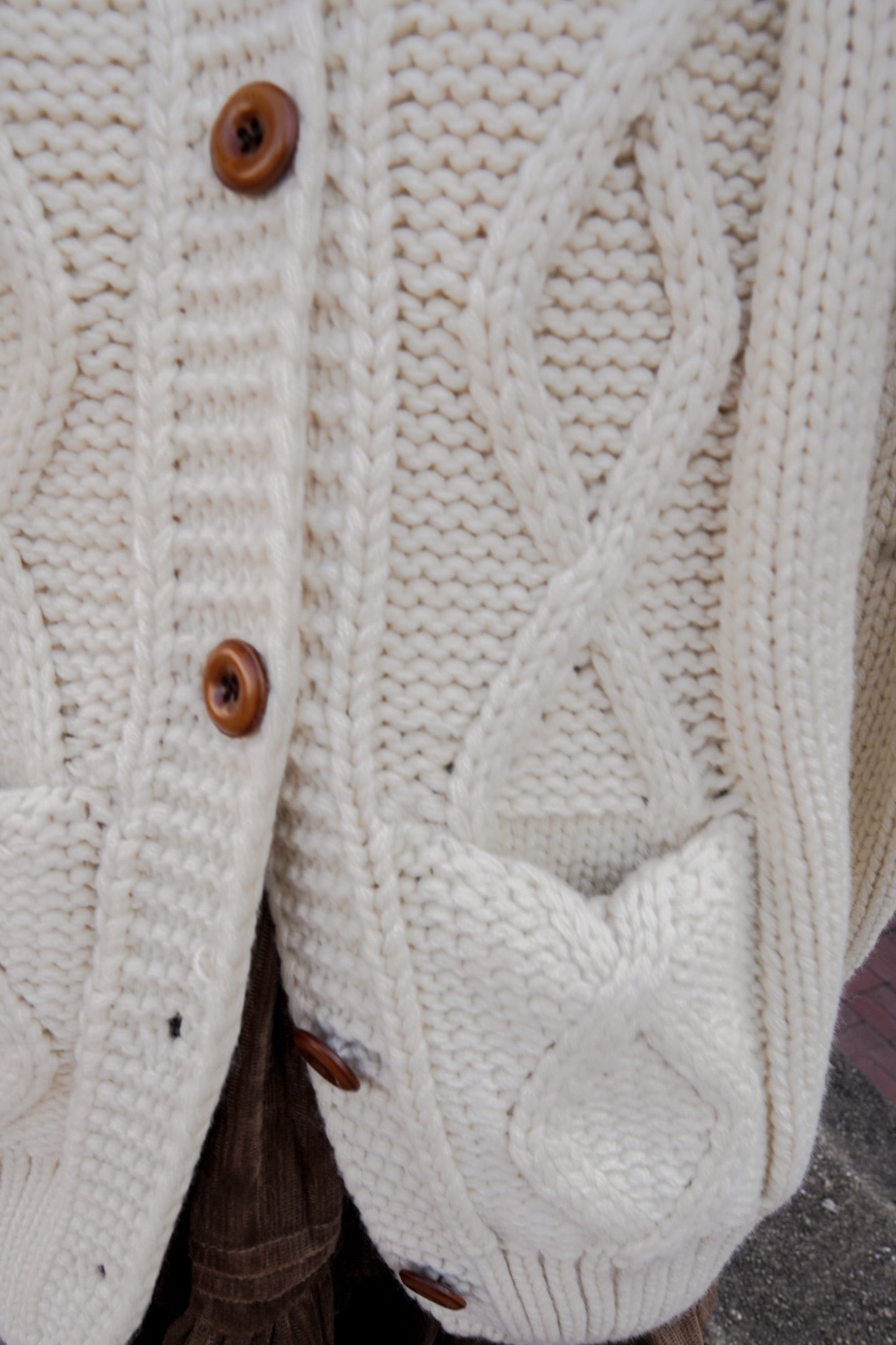 <現貨> 學園風UP♡ 粗針織麻花外套