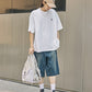 <預訂> JP Unisex U.S.Polo Oversized純棉刺繡短袖Tee｜八色入