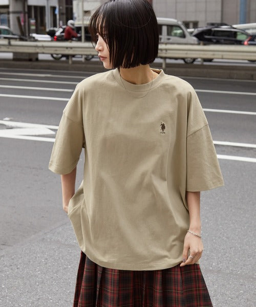 <預訂> JP Unisex U.S.Polo Oversized純棉刺繡短袖Tee｜八色入