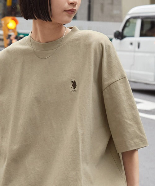 <預訂> JP Unisex U.S.Polo Oversized純棉刺繡短袖Tee｜八色入