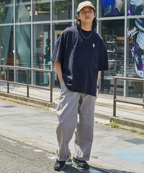 <預訂> JP Unisex U.S.Polo Oversized純棉刺繡短袖Tee｜八色入
