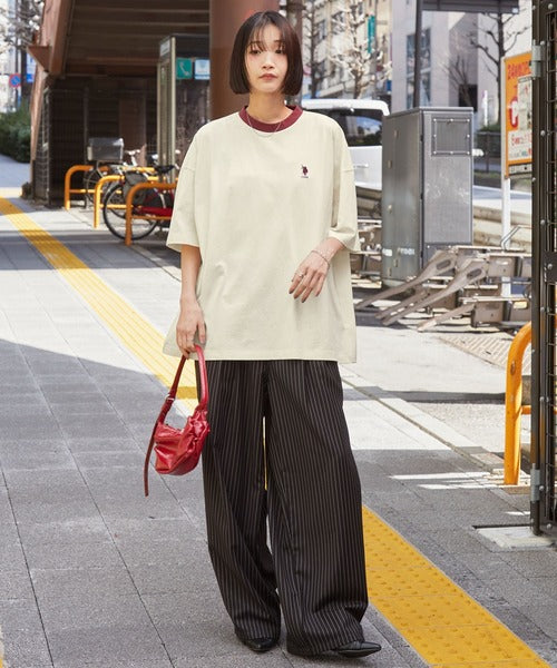 <預訂> JP Unisex U.S.Polo Oversized純棉刺繡短袖Tee｜八色入