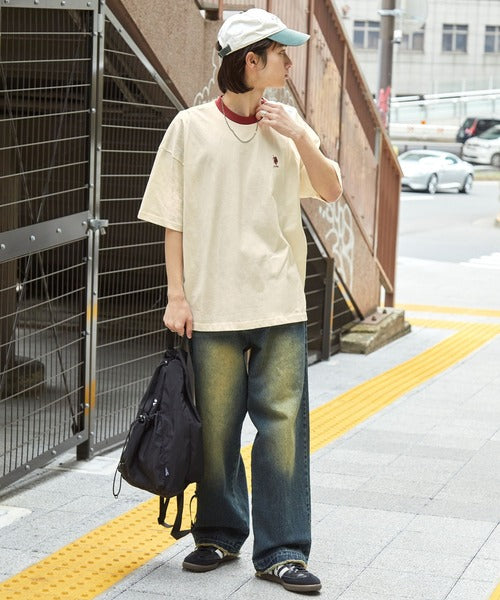 <預訂> JP Unisex U.S.Polo Oversized純棉刺繡短袖Tee｜八色入