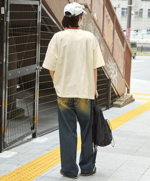 <預訂> JP Unisex U.S.Polo Oversized純棉刺繡短袖Tee｜八色入