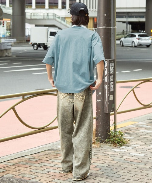 <預訂> JP Unisex U.S.Polo Oversized純棉刺繡短袖Tee｜八色入