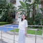 <現貨> 夏日專屬! 小奶白娃娃領短袖恤衫