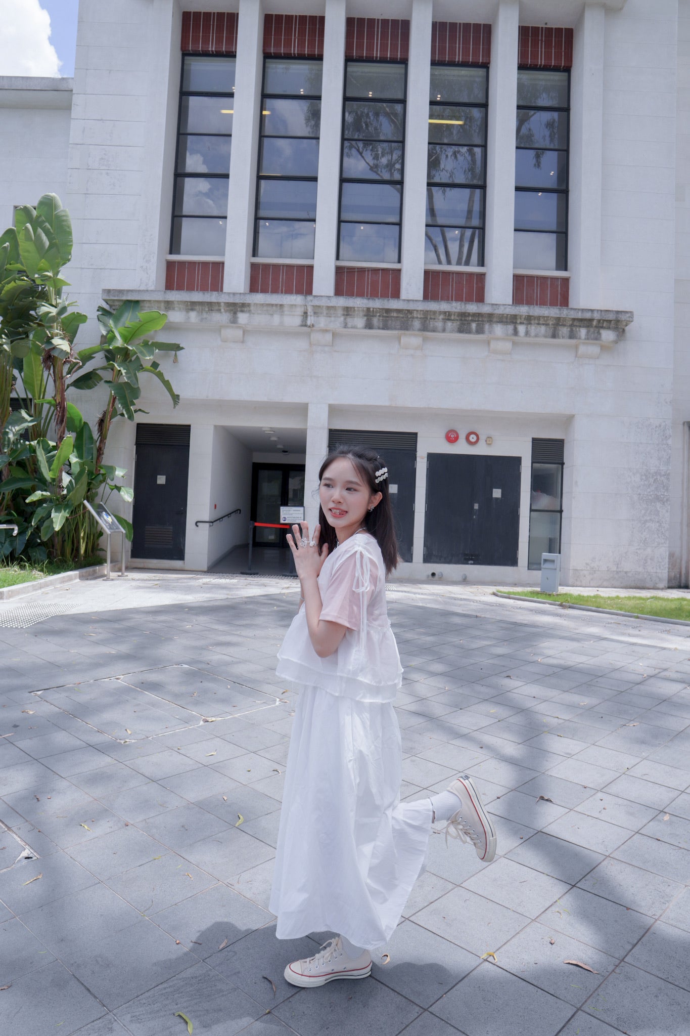 <現貨> 自家製 不會皺! 夏日口袋A字半身長裙｜兩色入