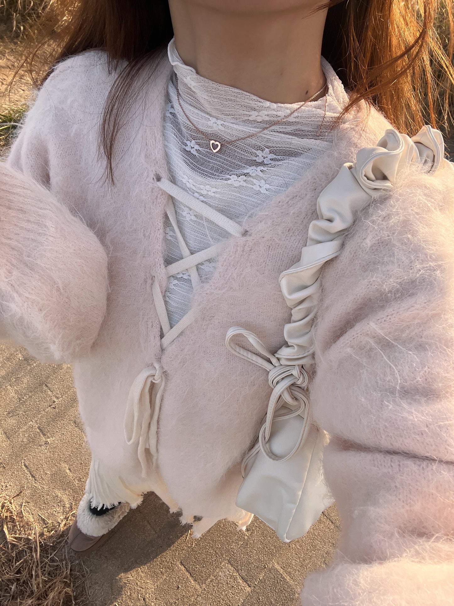 <預訂> 自家製 流蘇針織半身長裙｜兩色入