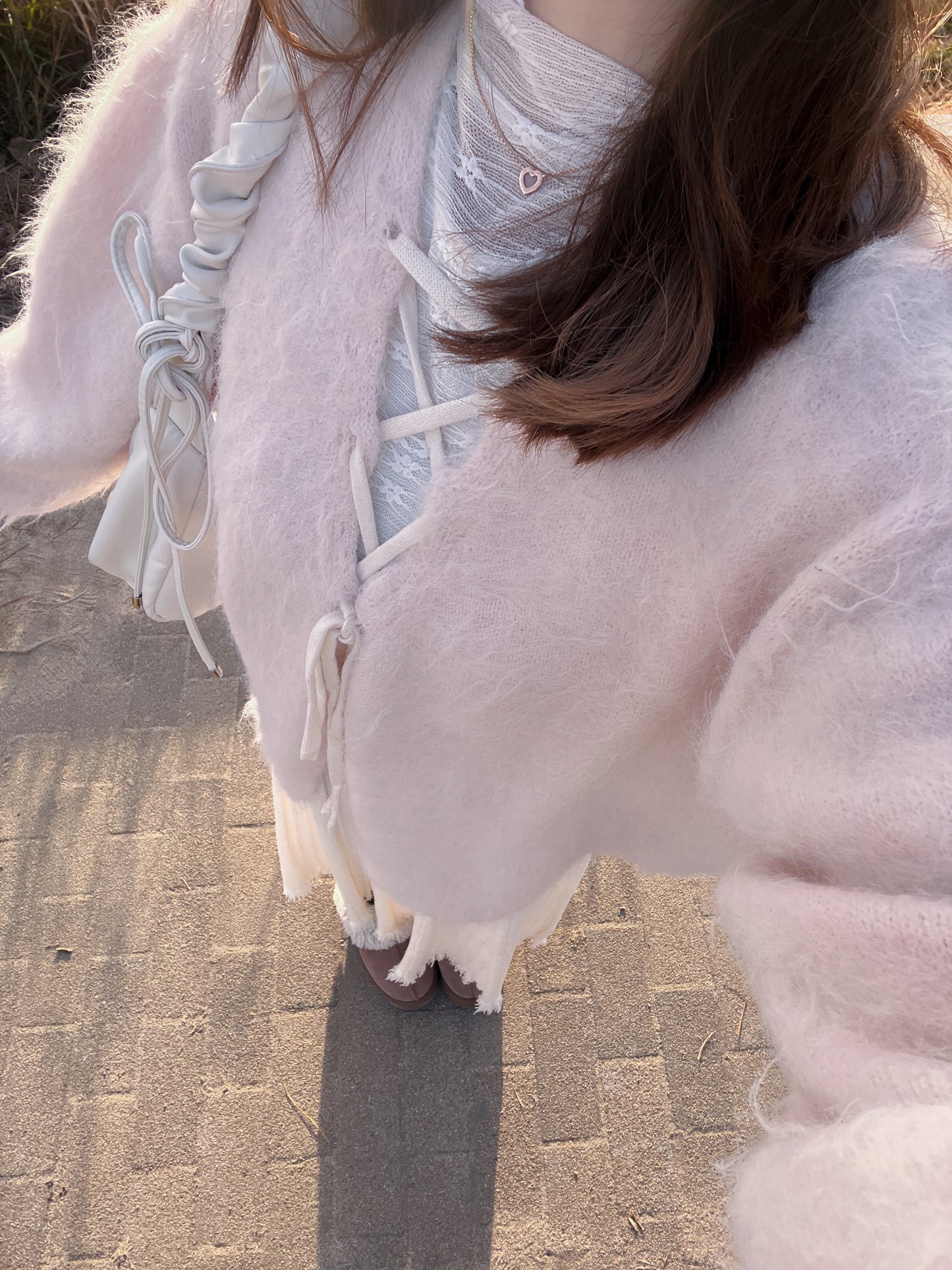 <預訂> 自家製 流蘇針織半身長裙｜兩色入