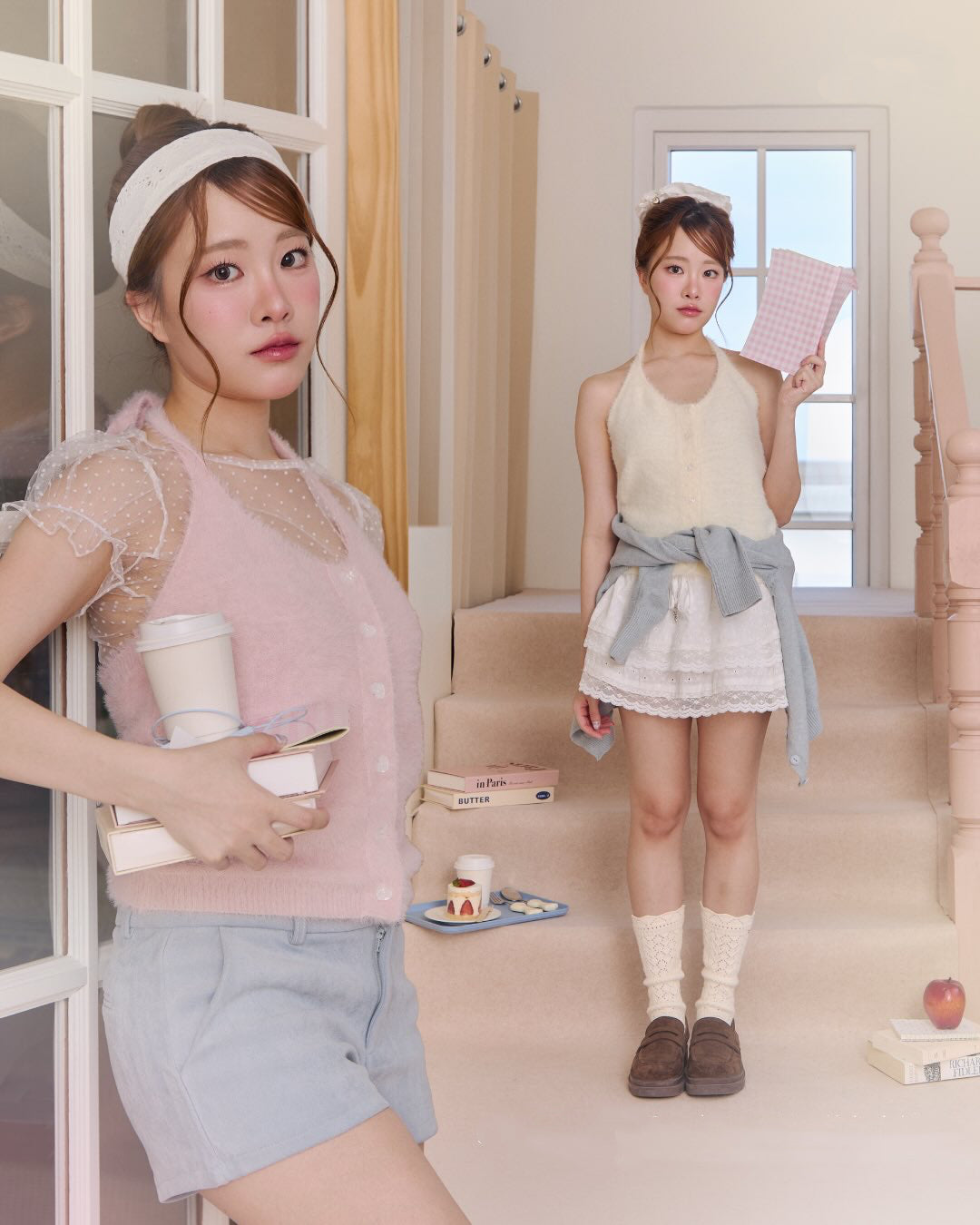 <預訂> 泰國小眾品牌🇹🇭 針織露背蝴蝶結吊帶背心 | 三色入