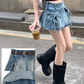 <預訂> JP 牛仔半身短裙褲(內有打底)