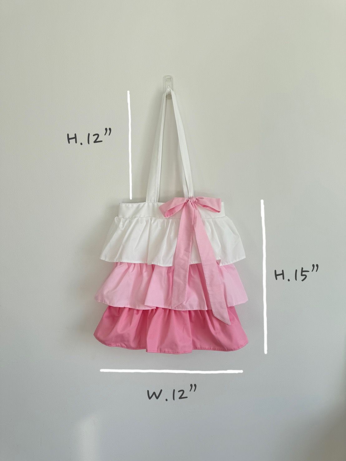 <預訂> 泰國人手製作🇹🇭 超人氣大容量三層蛋糕Tote Bag(內有小口袋) | 多色入