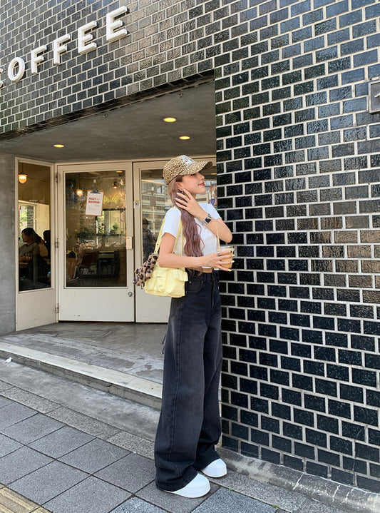 <預訂> ILLIT MOKA同款♡ 小個子直筒牛仔長褲｜兩色入