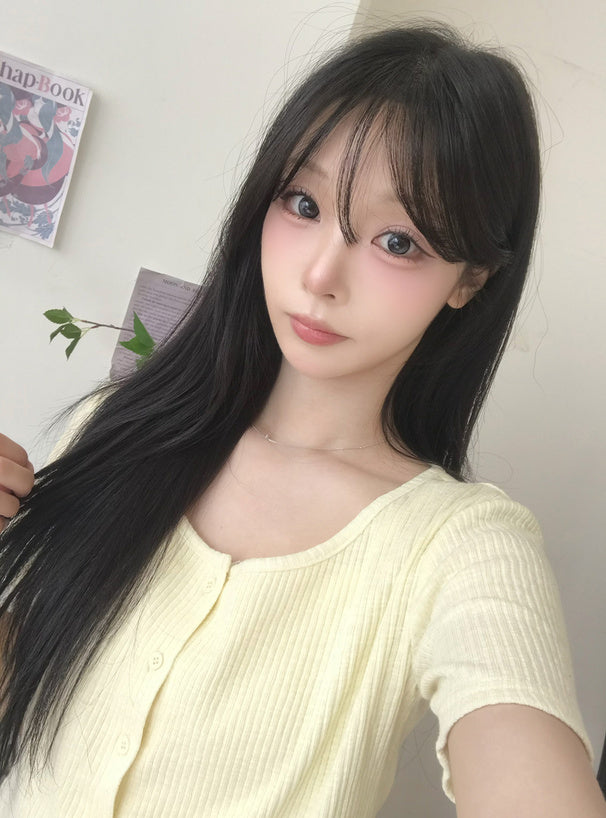 <預訂> JP 蕾絲荷葉邊吊帶背心+羅紋開胸外套兩件套套裝 | 三色入