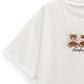 <預訂> Teddy Bear 泰迪熊刺繡蝴蝶結t-shirt｜三色入