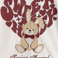 <預訂> JP 心型logo印花兔子刺繡Tee | 兩色入