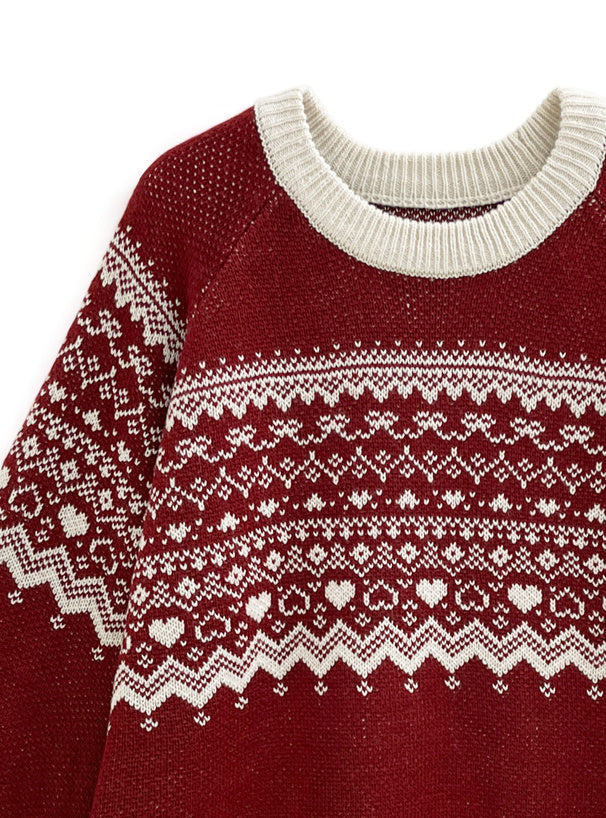 <預訂> 日本人氣! 北歐風針織上衣｜兩色入