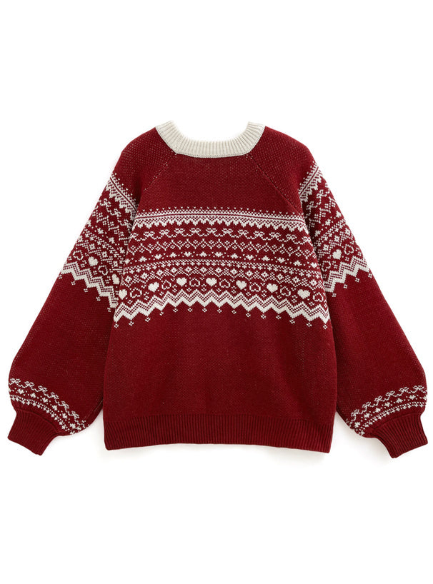 <預訂> 日本人氣! 北歐風針織上衣｜兩色入