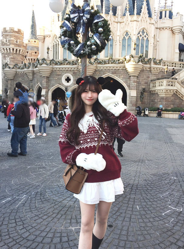 <預訂> 日本人氣! 北歐風針織上衣｜兩色入