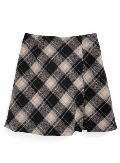 <預訂> J節日感紋格紋迷你裙(含內搭)| 兩色入
