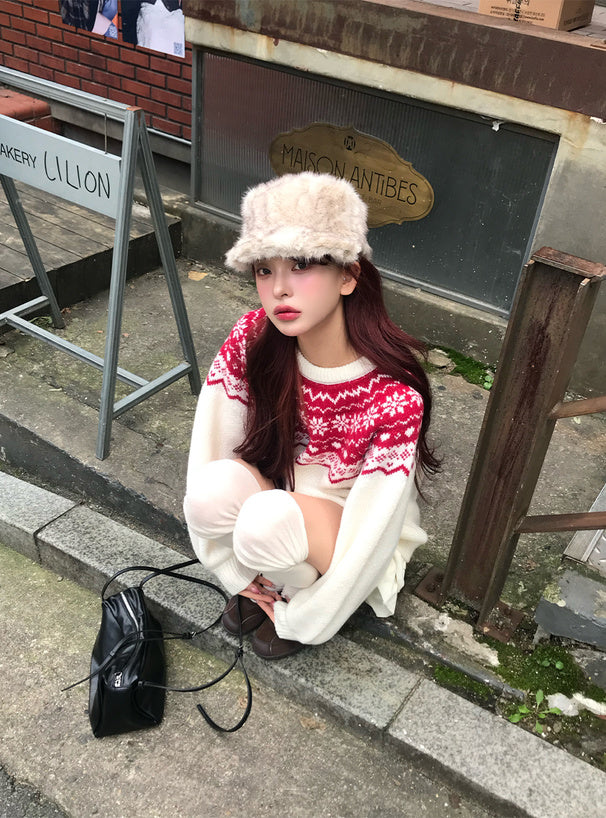 <預訂> 北歐風針織上衣｜三色入