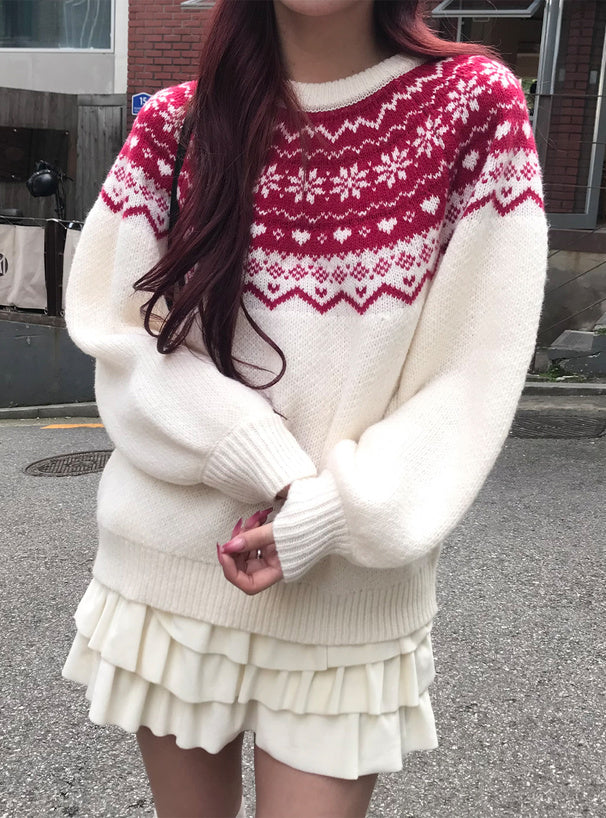 <預訂> 北歐風針織上衣｜三色入