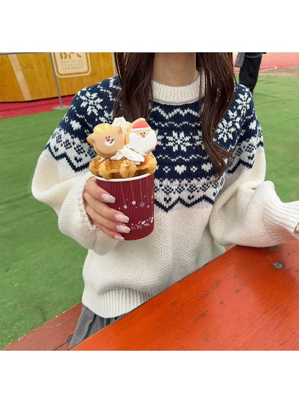 <預訂> 北歐風針織上衣｜三色入