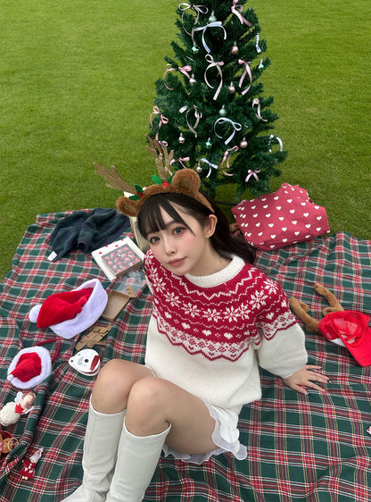 <預訂> 北歐風針織上衣｜三色入