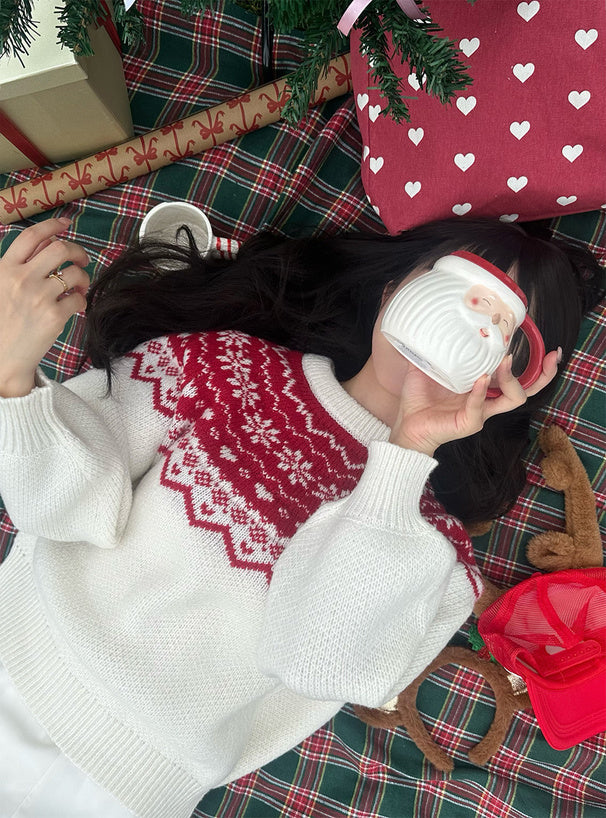 <預訂> 北歐風針織上衣｜三色入