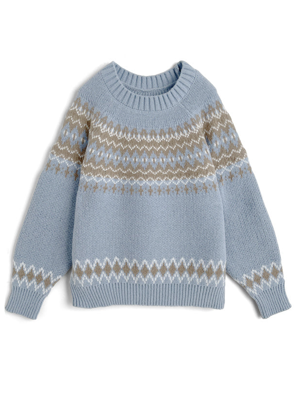 <預訂> JP ILLIT MOKA同款🐰北歐菱形針織上衣｜四色入