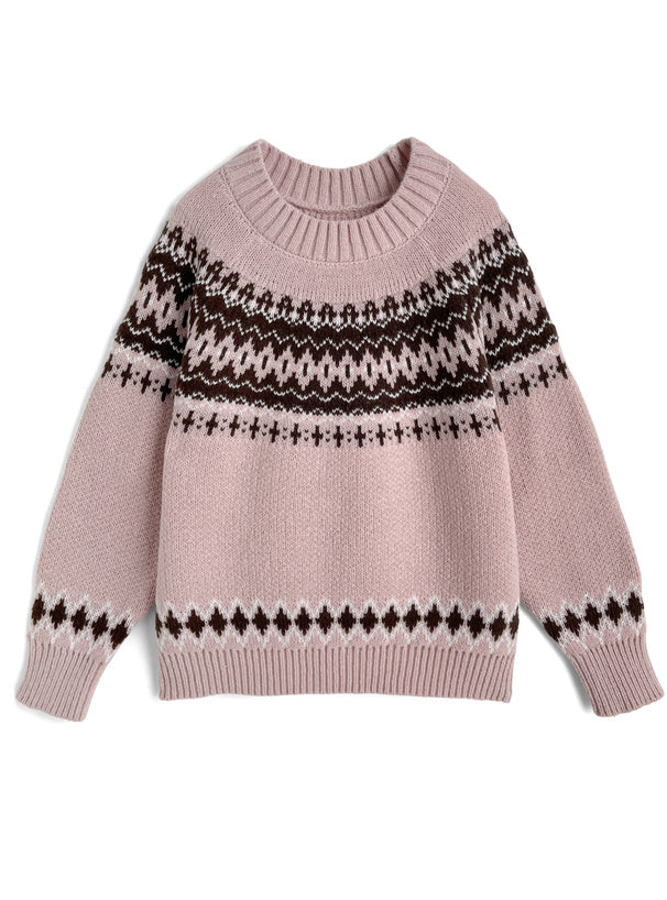 <預訂> JP ILLIT MOKA同款🐰北歐菱形針織上衣｜四色入