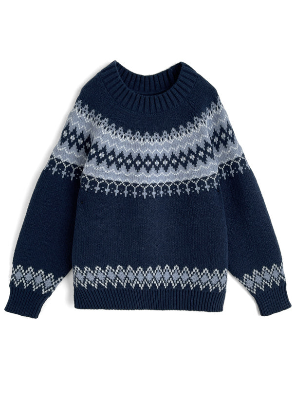 <預訂> JP ILLIT MOKA同款🐰北歐菱形針織上衣｜四色入