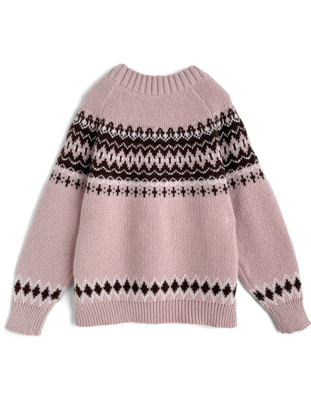 <預訂> JP ILLIT MOKA同款🐰北歐菱形針織上衣｜四色入