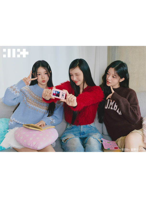 <預訂> JP ILLIT MOKA同款🐰北歐菱形針織上衣｜四色入