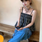 <預訂> JP 格紋吊帶背心｜兩色入