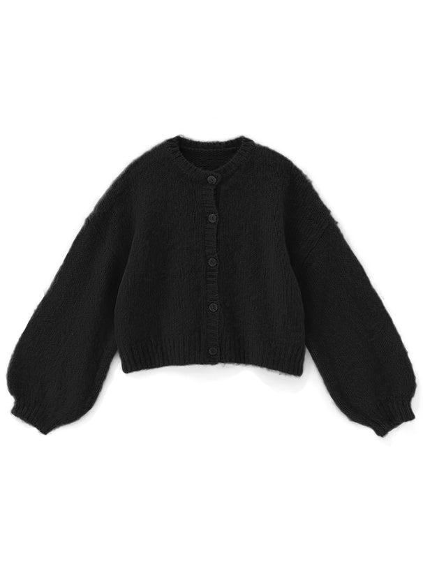 <預訂> JP 百搭易襯！落肩馬海毛針織開胸外套｜四色入