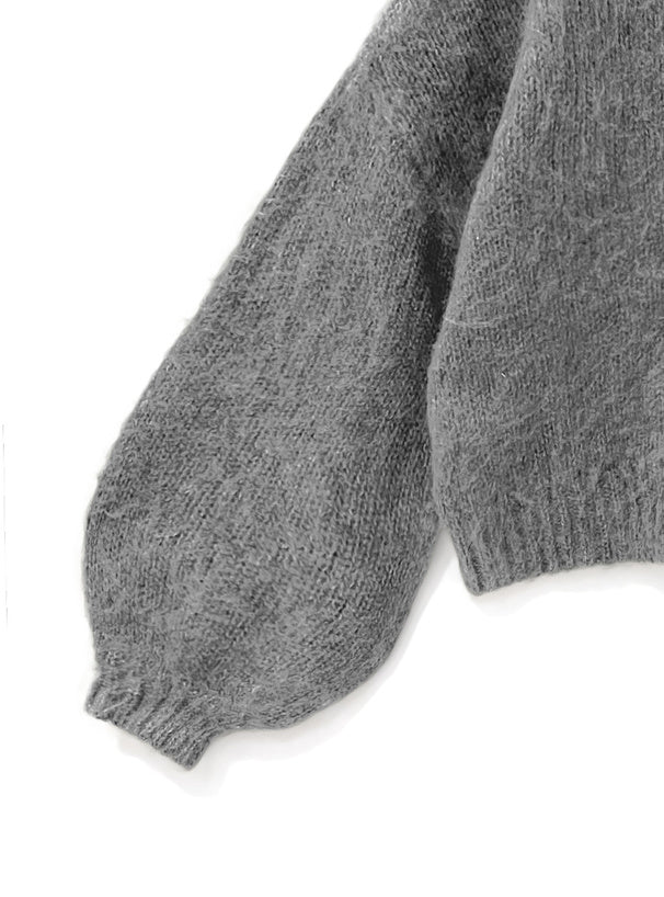 <預訂> JP 百搭易襯！落肩馬海毛針織開胸外套｜四色入