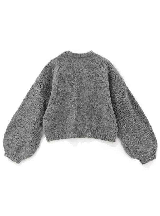 <預訂> JP 百搭易襯！落肩馬海毛針織開胸外套｜四色入