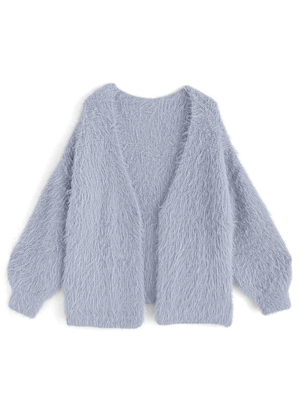 <預訂> JP 羽毛針織開胸外套｜四色入