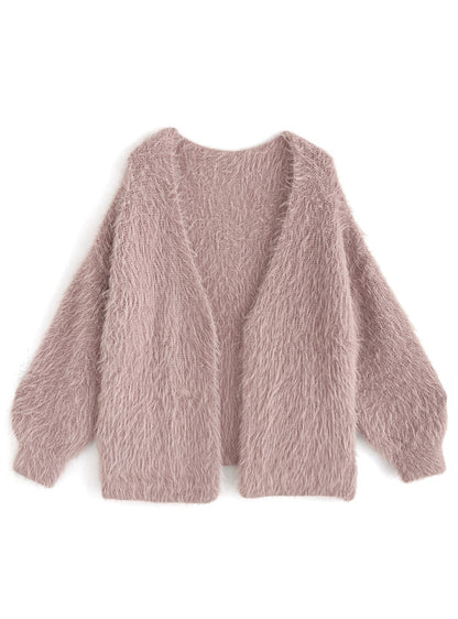 <預訂> JP 羽毛針織開胸外套｜四色入