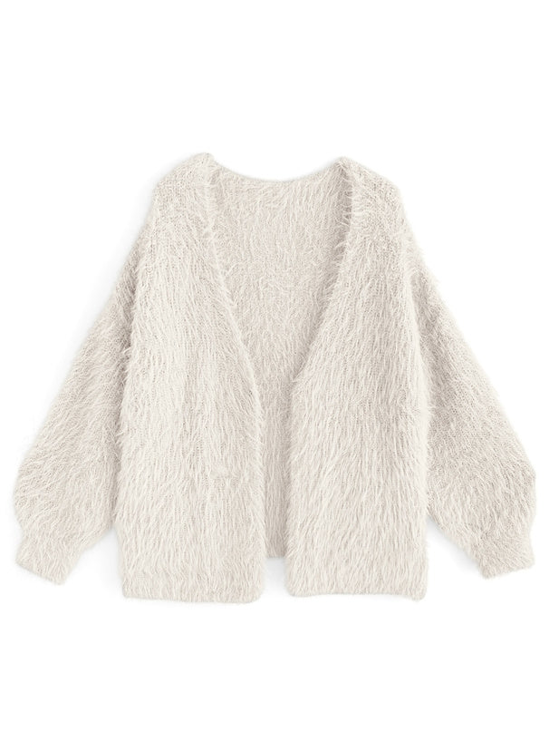 <預訂> JP 羽毛針織開胸外套｜四色入