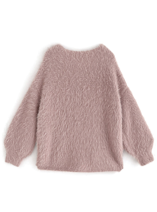 <預訂> JP 羽毛針織開胸外套｜四色入