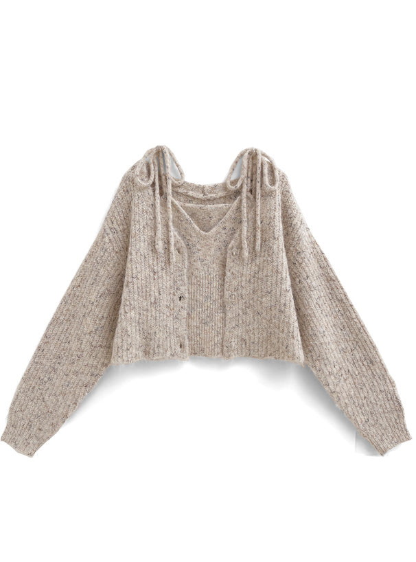 <預訂> OREO背心+針織上衣兩件套裝