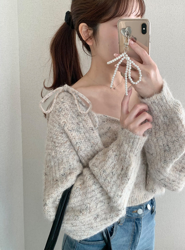 <預訂> OREO背心+針織上衣兩件套裝