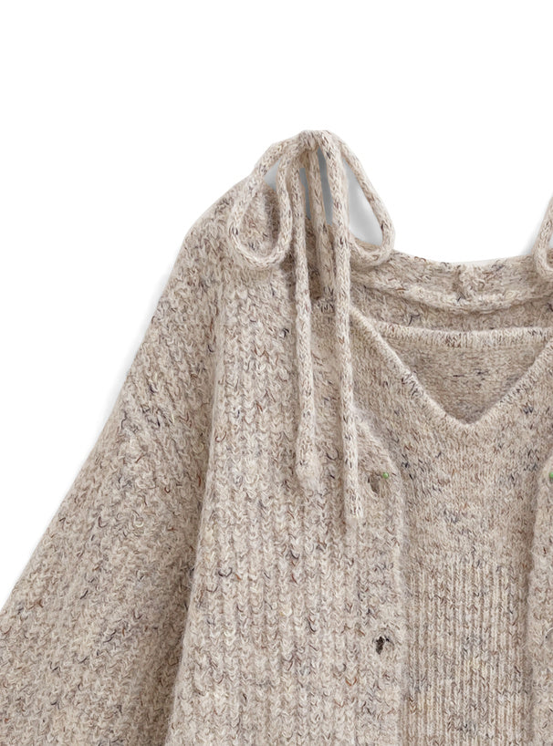 <預訂> OREO背心+針織上衣兩件套裝