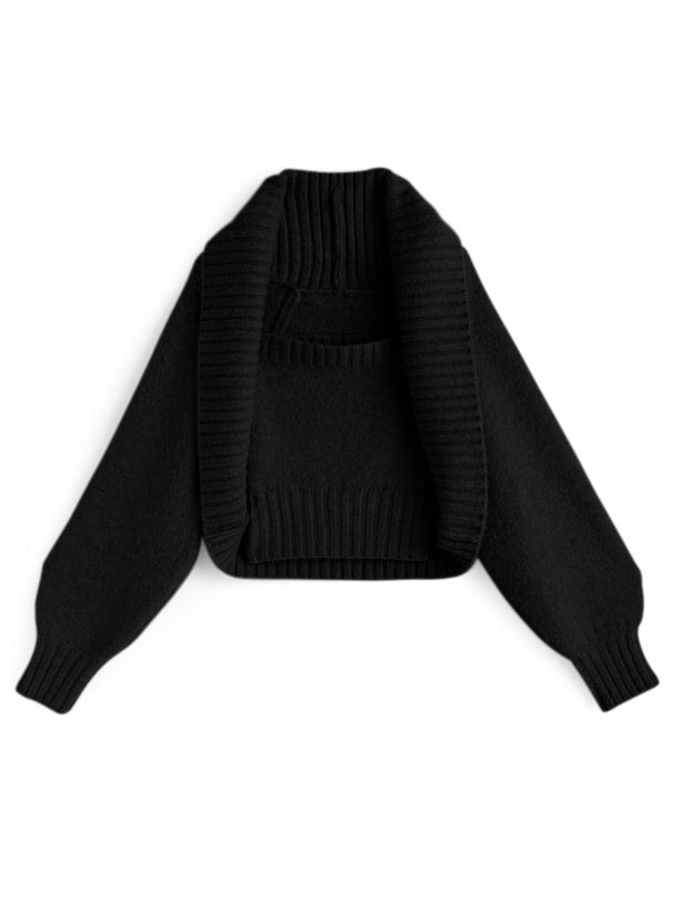 <預訂> JP ILLIT IROHA同款🐰短上衣與露肩針織兩件套裝｜四色入