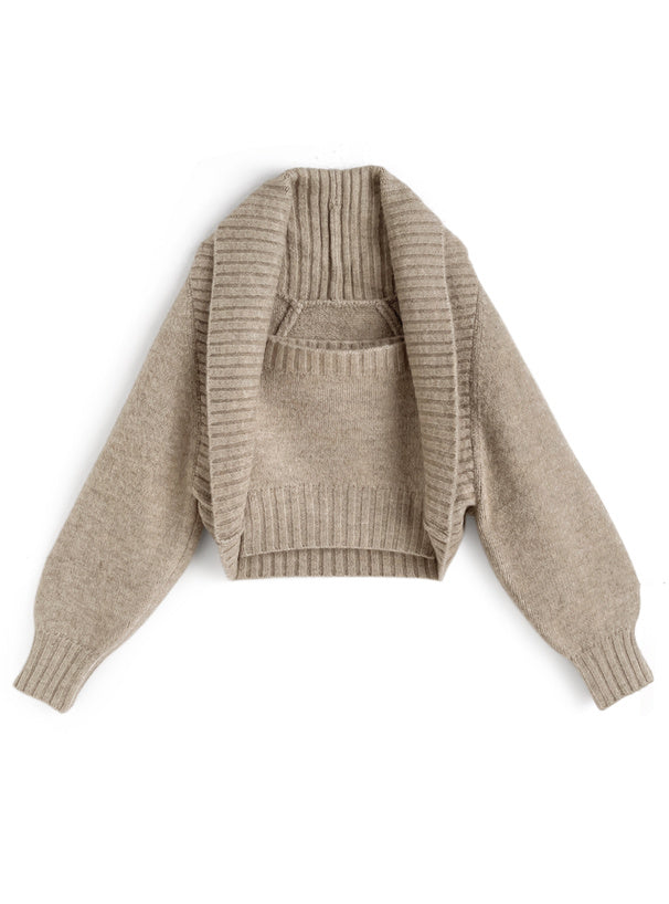 <預訂> JP ILLIT IROHA同款🐰短上衣與露肩針織兩件套裝｜四色入